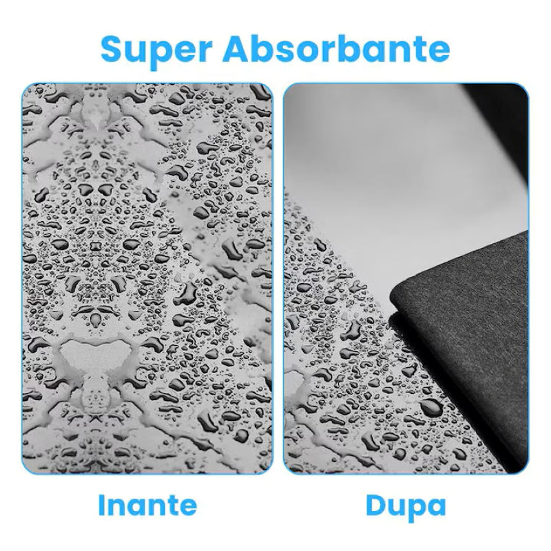 Set 10 Lavete Magice Microfibră 30x30cm Curățare Fără Urme Gri-5