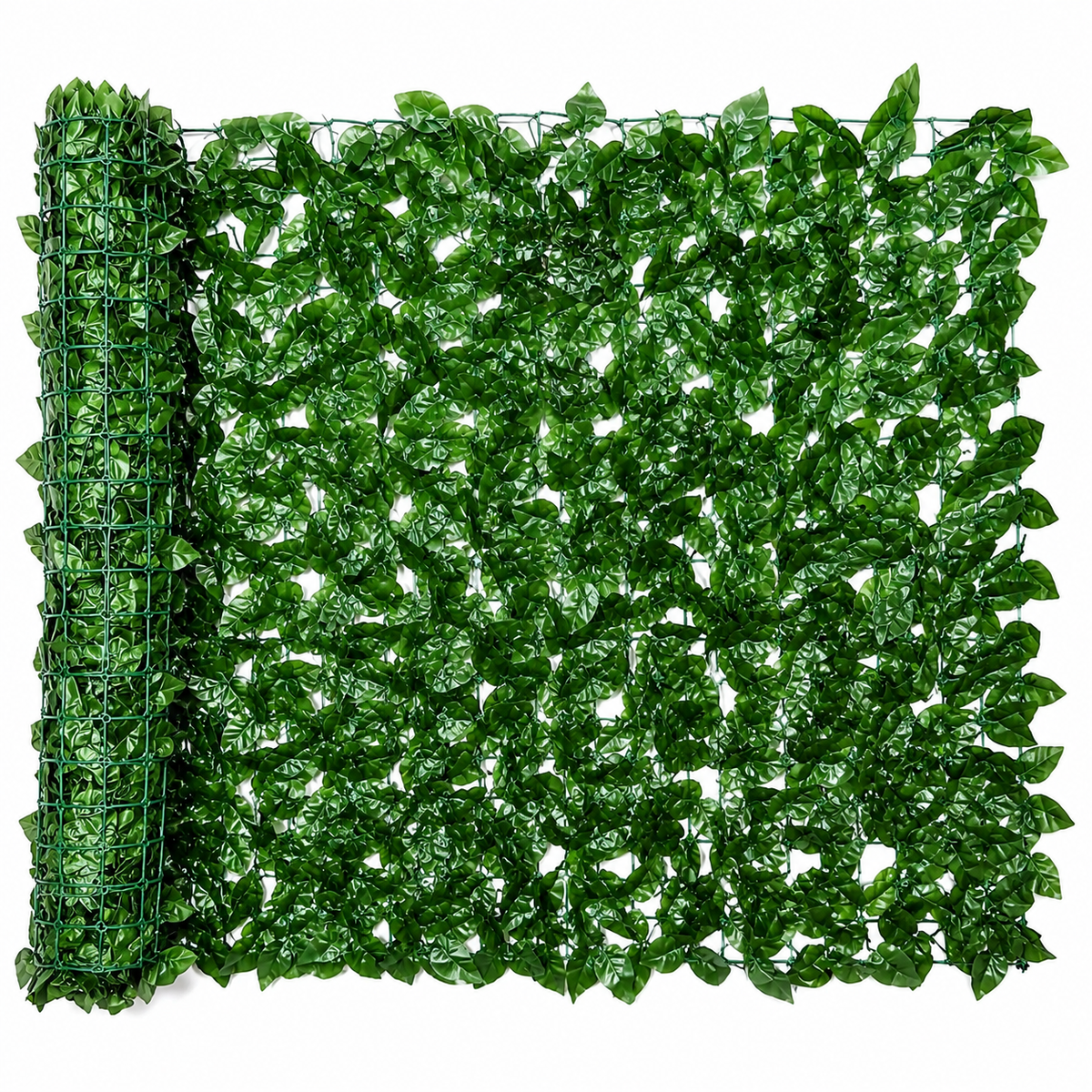 Gard Viu Artificial 1 × 3 m, Plasă Flexibilă pentru Balcon, Terasă și Gard, Verde