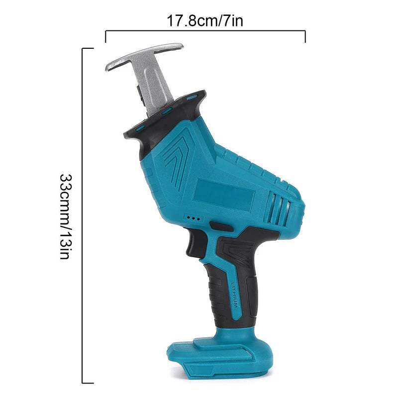 Fierăstrău Tip Sabie cu 2 Acumulatori 48V 5000 mAh, 4 Pânze-5