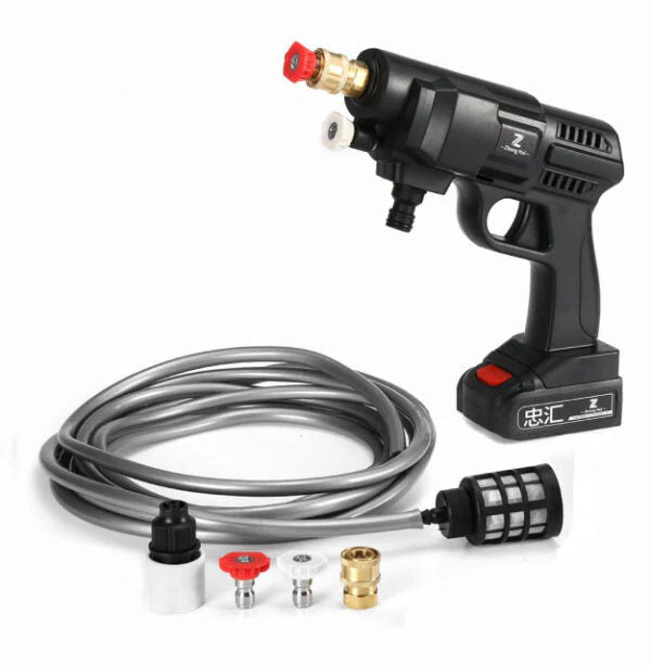 Aparat de spalat electric cu presiune puternica, 2 acumulatori 48V, 8L/min, 20 Bari-2