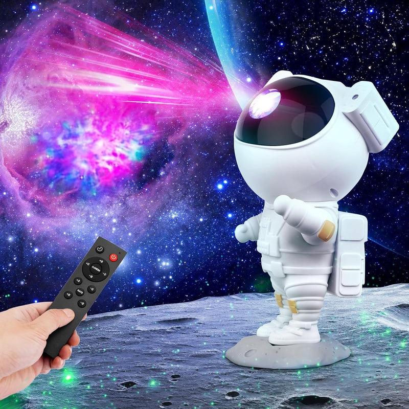 Proiector Astronaut cu Efect de Stele, Material ABS/PVC, Alimentare USB-3