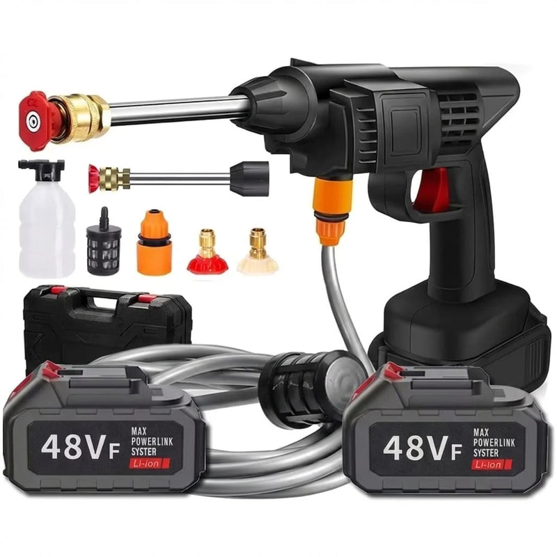 Aparat de spalat electric cu presiune puternica, 2 acumulatori 48V, 8L/min, 20 Bari-1