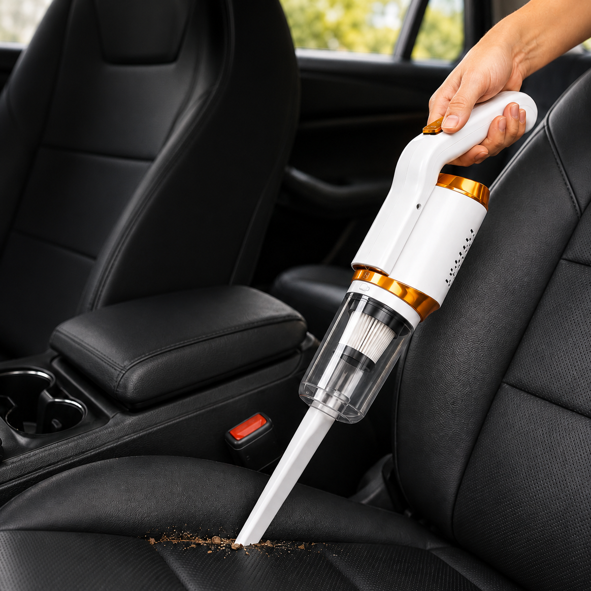 Aspirator vertical și de mână 2 în 1, fără fir, cu filtru detașabil și accesorii-7