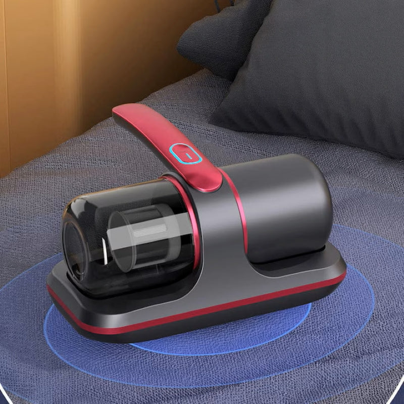 Aspirator Saltele Antiacarieni cu Lampă UV 100W Fără Fir Roz