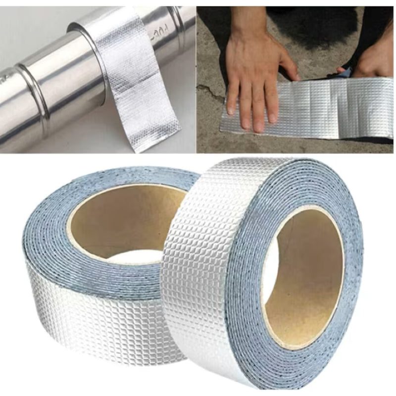 Set 2 Role Bandă Adezivă Butilică Hidroizolantă 5m x 5cm Gri-4