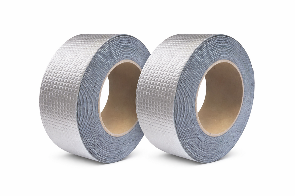 Set 2 Role Bandă Adezivă Butilică Hidroizolantă 5m x 5cm Gri