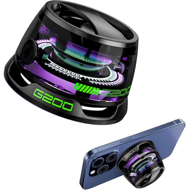 Boxă Portabilă Bluetooth 5.3 Atașare Magnetică IPX7 RGB 3D Negru