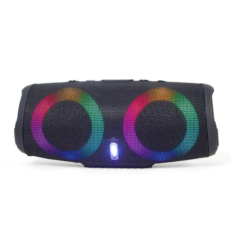 Boxă Portabilă Bluetooth 5.1 Lumini RGB Radio FM IPX6 4000mAh Neagră-8