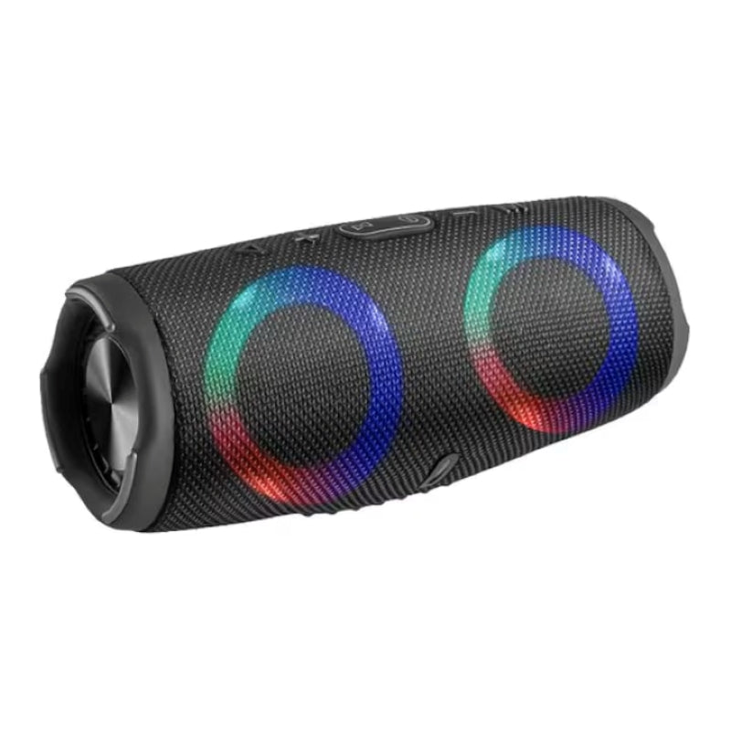 Boxă Portabilă Bluetooth 5.1 Lumini RGB Radio FM IPX6 4000mAh Neagră-1