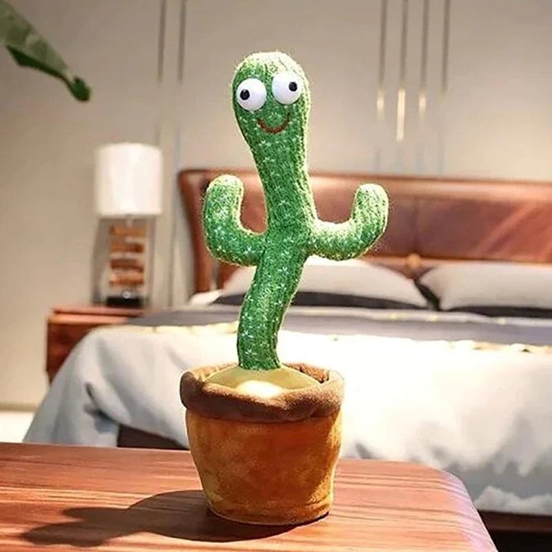Jucărie Interactivă Cactus Vorbitor Dansează Cântă USB Verde-7