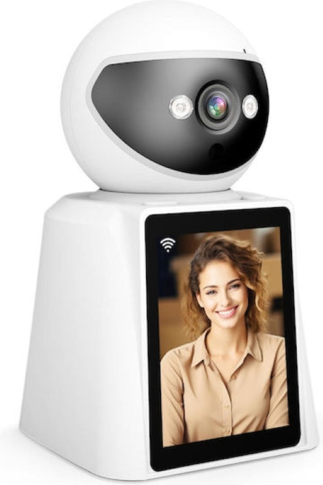 Cameră Supraveghere 4MP Ecran 2.8 Inch Apel Video Rotație 360