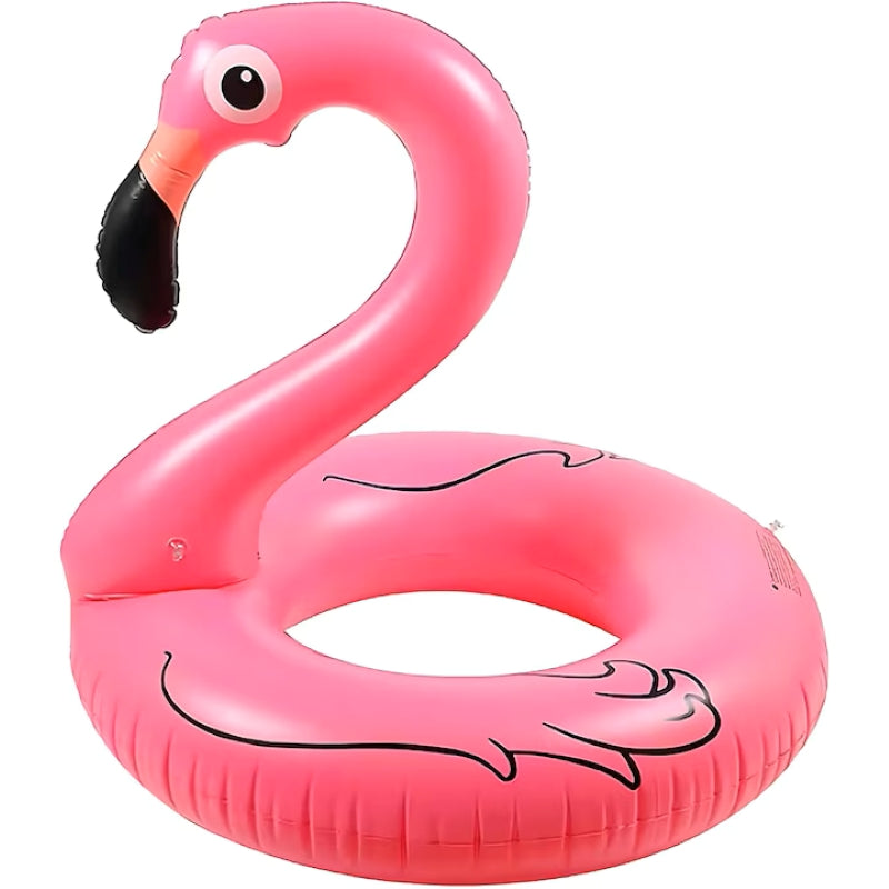 Colac Gonflabil Flamingo Diametru 120 cm Piscină Plajă PVC Roz-1