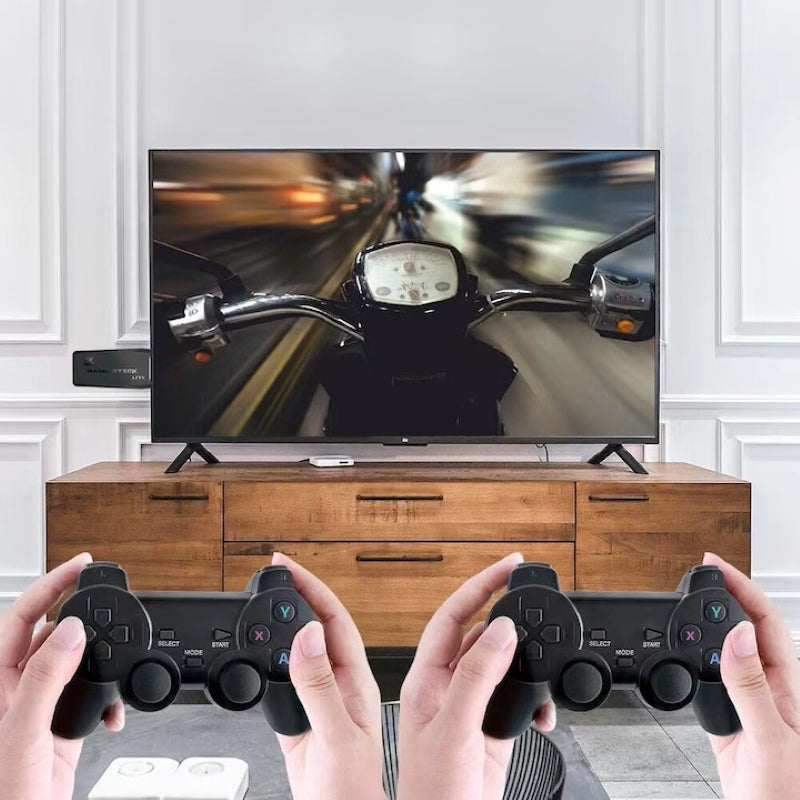 Consolă Jocuri Retro Stick HDMI 4K 2 Manete Wireless 32GB Negru-8