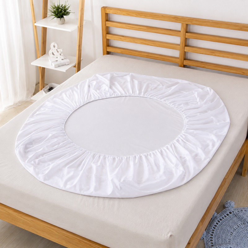 Husă Protecție Saltea, Microfibră, cu Elastic pe Margini, Antialergică, Impermeabilă-3