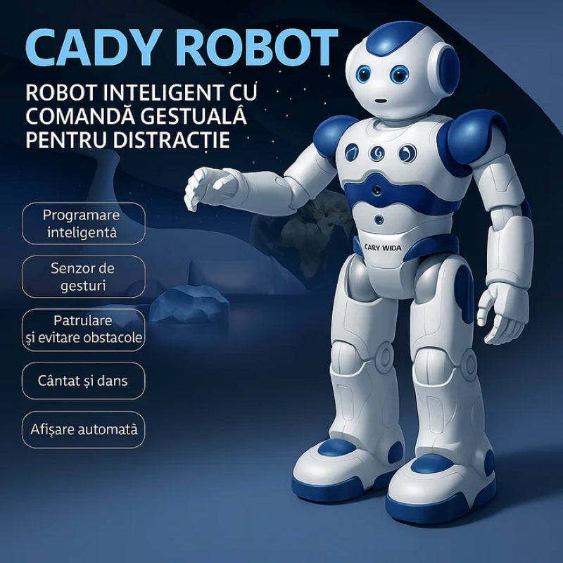 Robot Interactiv Vorbitor Programabil Telecomandă Gesturi Alb