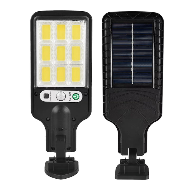 Lampă Solară Exterior 60 LED COB Senzor Mișcare Telecomandă IP65