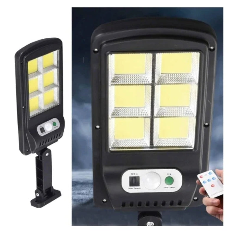 Lampă Solară Exterior 60 LED COB Senzor Mișcare Telecomandă IP65-5