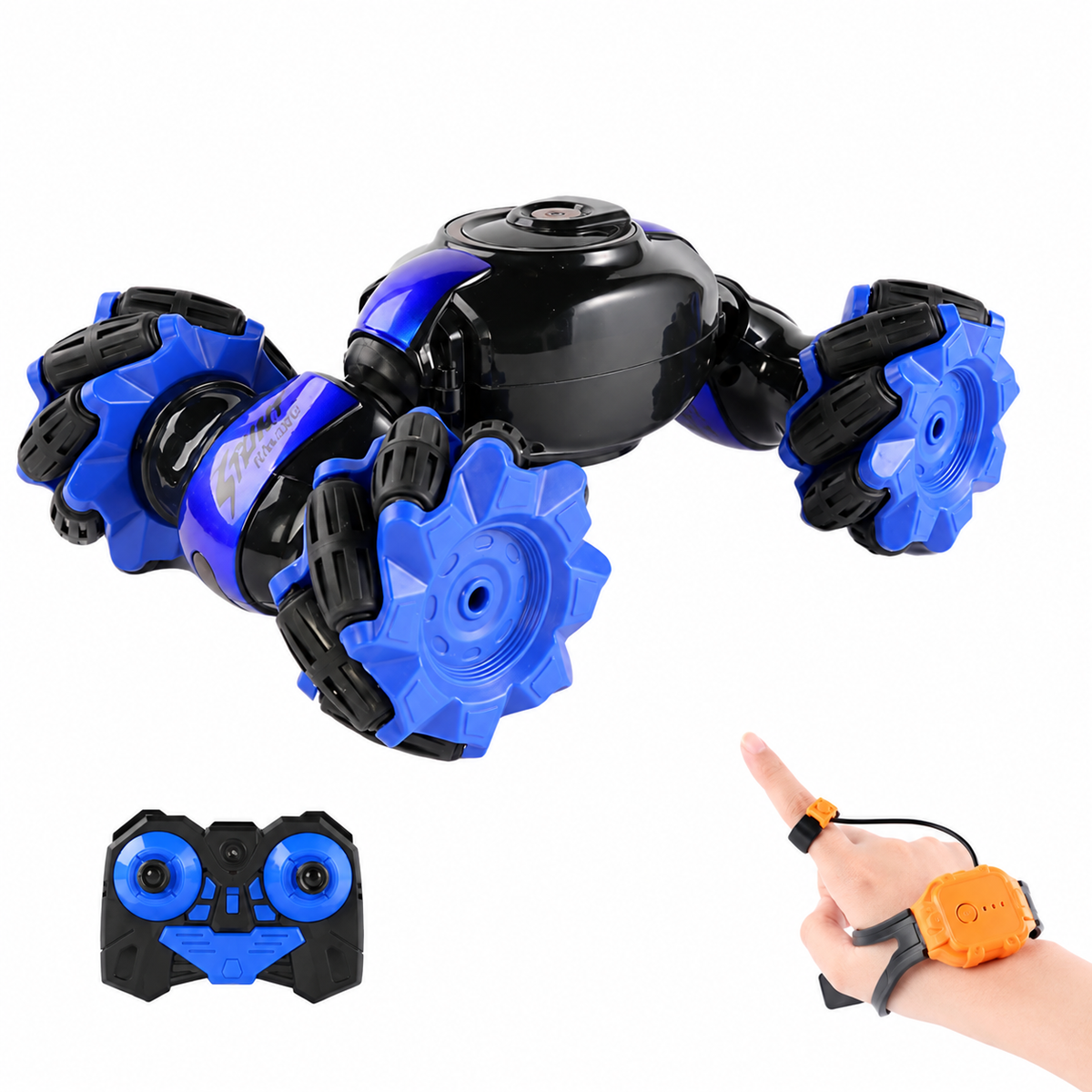 Mașinuță Stunt 4WD Control Gestual Telecomandă Ceas Rotire 360°-8
