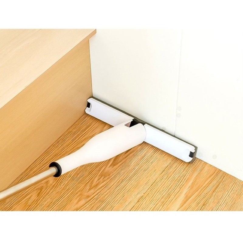 Mop Curățare Pardoseli și Geamuri Burete Dens 126x32 cm Uscare Rapidă Alb-7