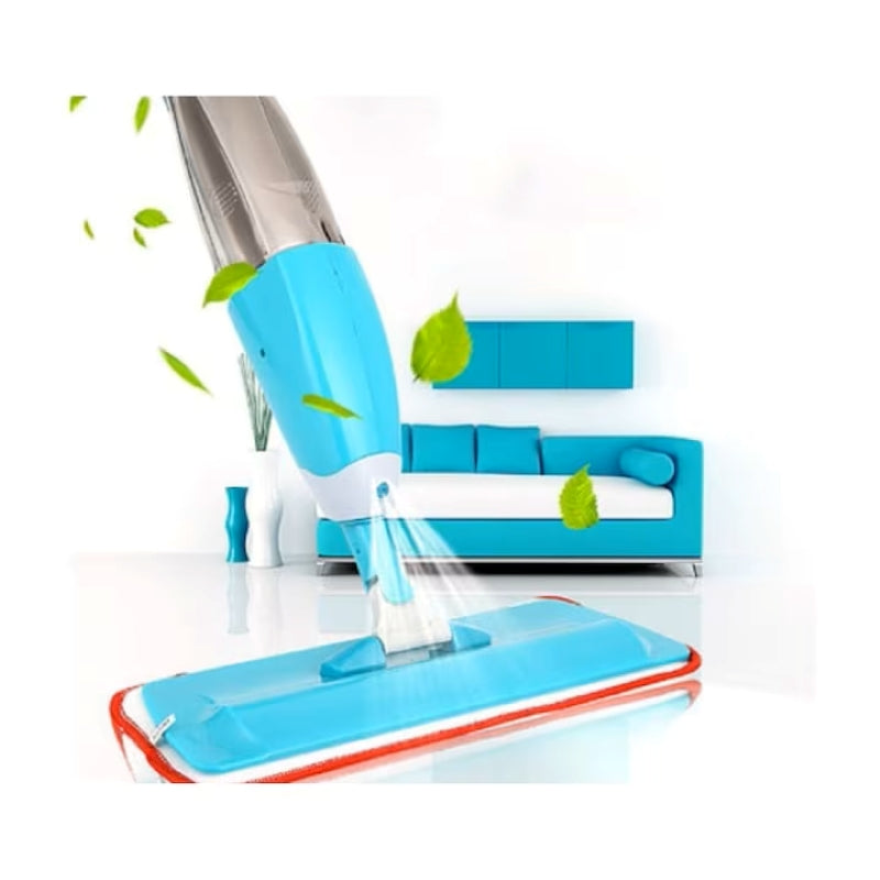 Mop cu Pulverizator Rezervor 600ml Lavetă Microfibră Albastru-5