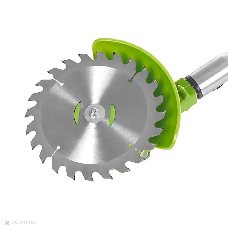 Motocoasă Electrică 2 Acumulatori 48V Braț Reglabil 8 Lame Verde-5