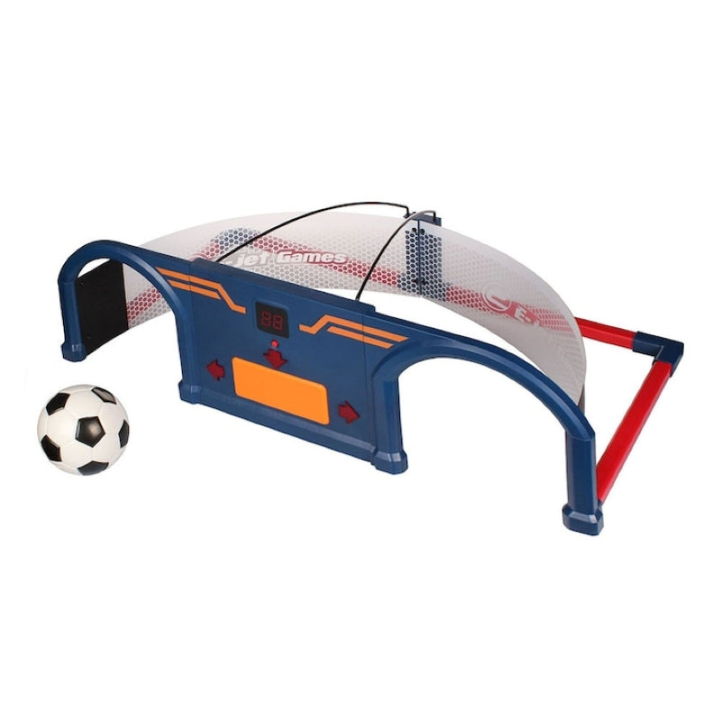 Poartă Fotbal Interactivă Scor Electronic Lumini Minge Albastru-8