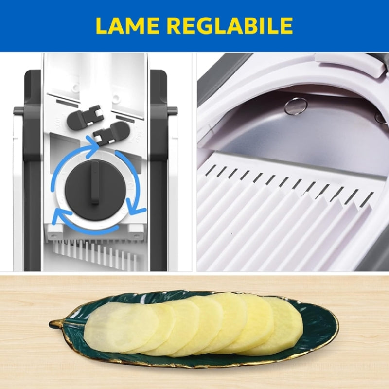Feliator Legume Multifuncțional Cartofi Pai 30 Tipuri Tăiere