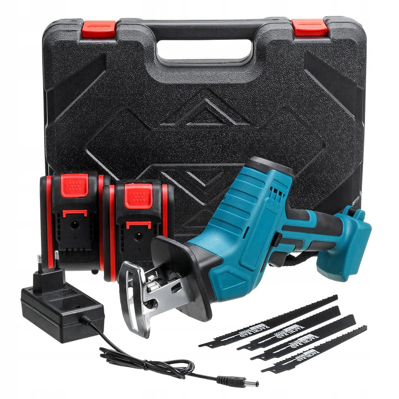 Fierăstrău Tip Sabie cu 2 Acumulatori 48V 5000 mAh, 4 Pânze-2