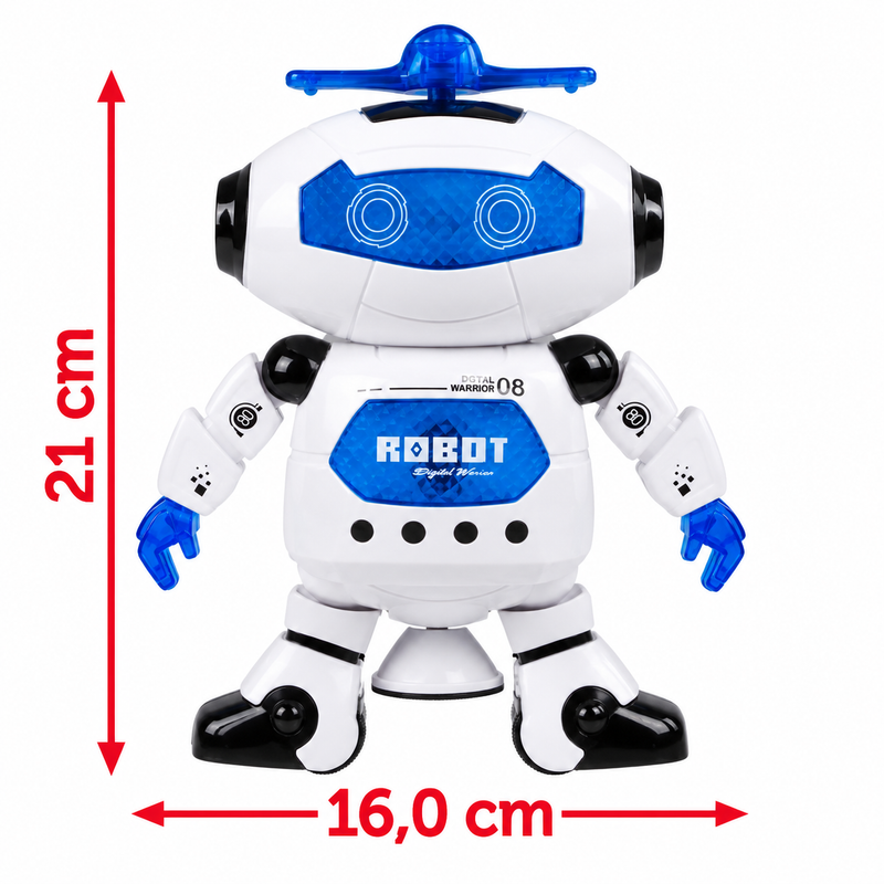 Jucărie Interactivă Robot Dansator Muzică Lumini Baterii Incluse-5