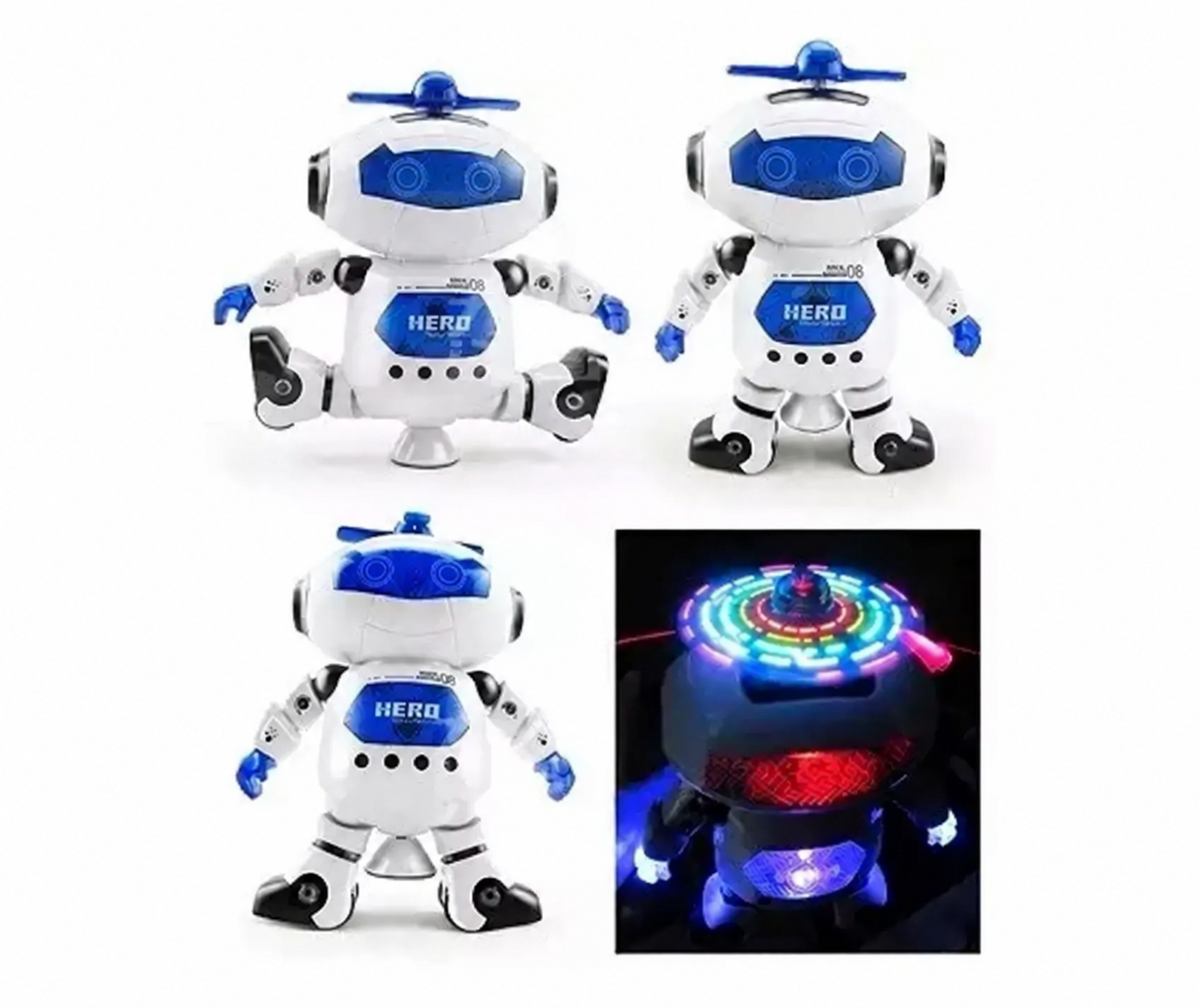 Jucărie Interactivă Robot Dansator Muzică Lumini Baterii Incluse-6