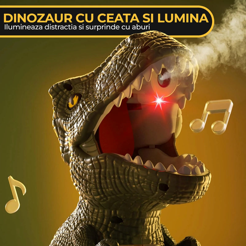 Set Joc Interactiv Tintă Dinozaur 2 Pistoale 48 Bile Spumă LED-2