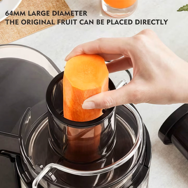 Storcător Fructe și Legume Electric 1400W 2 Viteze Pulse Negru-3