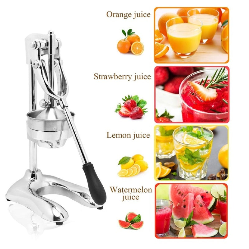 Storcător Citrice Manual Tip Presă Profesional Fontă Inox XL
