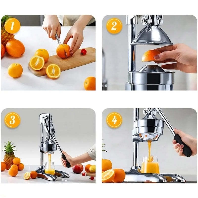 Storcător Citrice Manual Tip Presă Profesional Fontă Inox XL-3