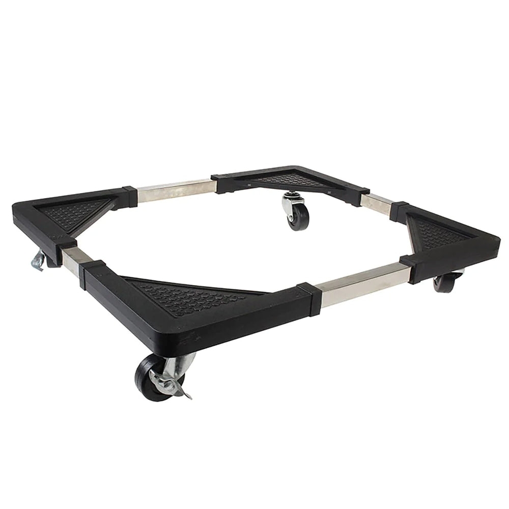Suport Mobil Reglabil 41-55 cm Electrocasnice Roți cu Blocare Negru-6