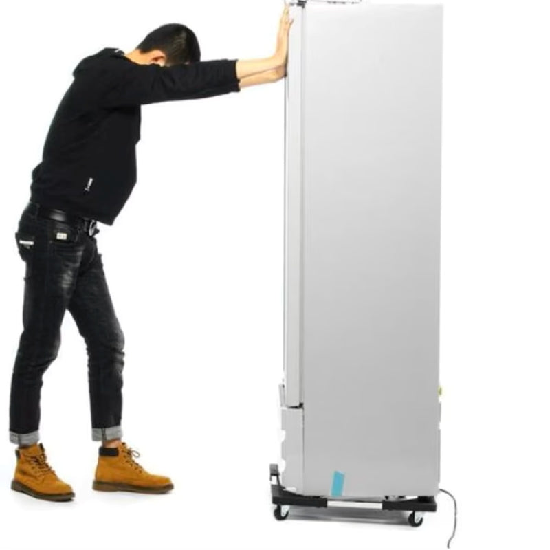 Suport Mobil Reglabil 41-55 cm Electrocasnice Roți cu Blocare Negru-4