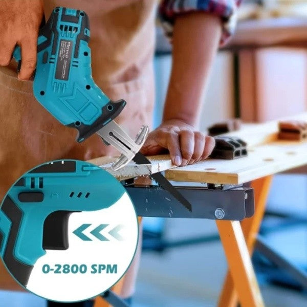 Fierăstrău Tip Sabie cu 2 Acumulatori 48V 5000 mAh, 4 Pânze-7